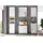 Bega BBK Waschbeckenunterschrank 60 x 57 x 30 cm Weiß