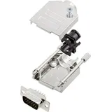 Encitech DTZK09-HDP15-K 6355-0012-01 D-SUB Stiftleisten-Set 180° Polzahl: 15 Lötkelch 1 Set
