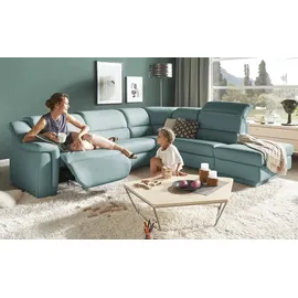 HIMOLLA Ecksofa 1301 ¦ blau ¦ Maße (cm): B: 294 H: 86 T: 256.0