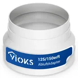 Vioks Abluft-Adapter 125/150erR Rohr
