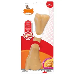 Beißring für Hunde Nylabone Dura Chew Monster XXL Huhn – Robustes Kauspielzeug für starke Zähne