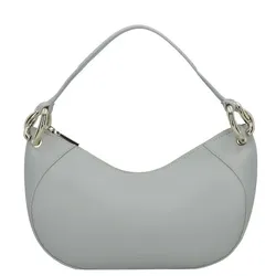 Boss Bretzel Schultertasche 31 cm  grau