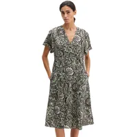 Marc O'Polo Druckkleid Freizeitkleid Grün 46