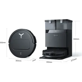 Ecovacs DEEBOT T50 Omni Schwarz