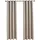 vidaXL Verdunkelungsvorhang Ösen 140 x 245 cm beige 2 St.