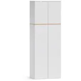 Vicco Viktor Hochschrank 68 x 188,6 cm Weiß/Artisan-Eiche