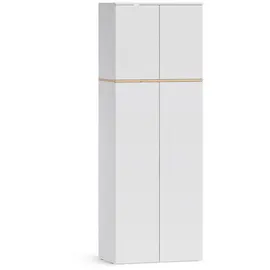 Vicco Viktor Hochschrank 68 x 188,6 cm Weiß/Artisan-Eiche