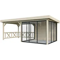 Palmako Gartenhaus Lenna 5,88 x 3,00 m Transparent