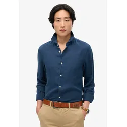 Superdry Langarmhemd »VACATION L/S LINEN SHIRT« Superdry Navy S