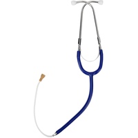 Hörgeräte-Stethoskop, 2 Farben, Binaurales Stethoskop, Geräuschüberwachung mit Geringer Verlustrate Zum Testen von Kopfhörern und Hörgeräten(Blau)