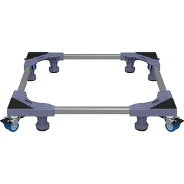 vidaXL Waschmaschinensockel Grau 66 x 66 x 12 cm Edelstahl