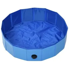vidaXL Hundepool blau 80 cm, 20 cm