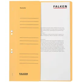 Falken Ösenhefter A4 chamois halber Vorderdeckel, Recyclingkarton 250g 4014481502218 Falken