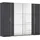 Rauch Drehtürenschrank KRONACH 268 x 210 x 59 cm Grau