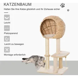 PawHut Kratzbaum 100 cm beige