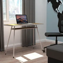 Paperflow Schreibtisch easyHome LV1 Walnuss / Weiß