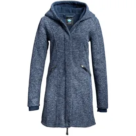 POLARINO Strickmantel Blau 36