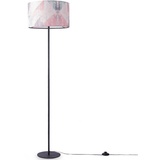 Paco Home Stehlampe »Mero 102«, 1 flammig-flammig, Standleuchte Wohnzimmer Schlafzimmer E27 Hell Pastell Vintage, schwarz
