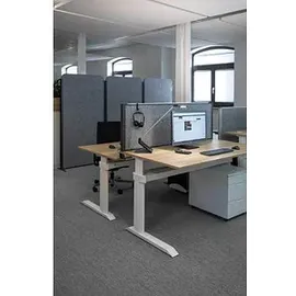 Maul Akustik-Tischtrennwand MAULconnecto 9751289, dunkelgrau 120,0 x 51,5 cm, 1 St.