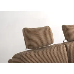 Kopfstütze HOME AFFAIRE "Summer", braun (latte), B:50cm H:25cm T:12cm, 100% Polyester, Polsterauflagen