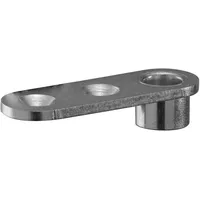 BMH Stangenführungsplatte 1144 für Rundstange ø 10 mm, Stahl