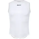 Santini SMS Lieve Ärmelloses Baselayer Weiß XL