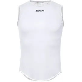 Santini SMS Lieve Ärmelloses Baselayer Weiß XL
