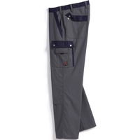 BP 1815-720-153-55 Arbeitshosen, Jeans-Stil mit Rückenpasse, 305,00 g/m2 Verstärkte Baumwolle, dunkelgrau/dunkelblau, 55