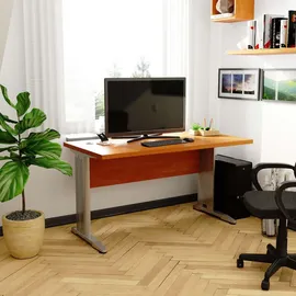 akord furniture factory Pc-schreibtisch Akord Bm135 in der Farbe Erle B135 x H76 x T60 cm