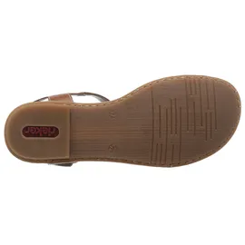 Rieker Riemchensandale Damen Grau/Braun 41