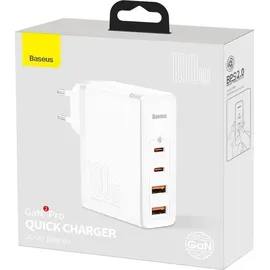 Baseus GaN2 Pro Quick Charger 2C=2U 100W EU