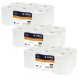 Sarcia.eu Papierhandtuch ELLIS Ecoline doppellagiges Zellulose-Handtuch, reißfest (18-St)