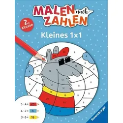 RAVENSBURGER 41622 Malen nach Zahlen, 2. Klasse: Kleines 1 x 1