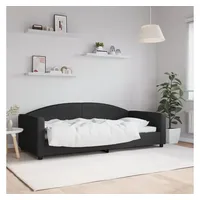 VidaXL Tagesbett Schwarz 90x200 cm Stoff