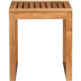 Wenko Badhocker Mod. Fondi, aus massivem Akazienholz