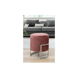 Akord Pouf mit Stauraum ¦ rosa/pink Ø: 40.0
