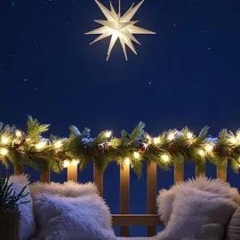 FHS International FHS LED Stern Kunststoff weiß Ø 25