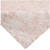 sander table + home Mitteldecke Mitteldecke "Livorno", Baumwolle Blatt rosa