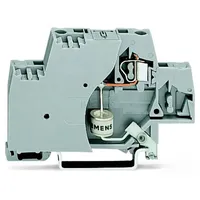 WAGO 280-503/281-579 Einzelklemme 10mm Zugfeder Belegung: L Grau 50St.