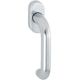 HOPPE Hoppe® Fenstergriff Paris 32-42 mm Alu F1 038/us956, Variofit, Mit Schrauben, Aluminium, 10763028
