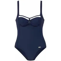 LASCANA Badeanzug Damen marine Gr.42 Cup B