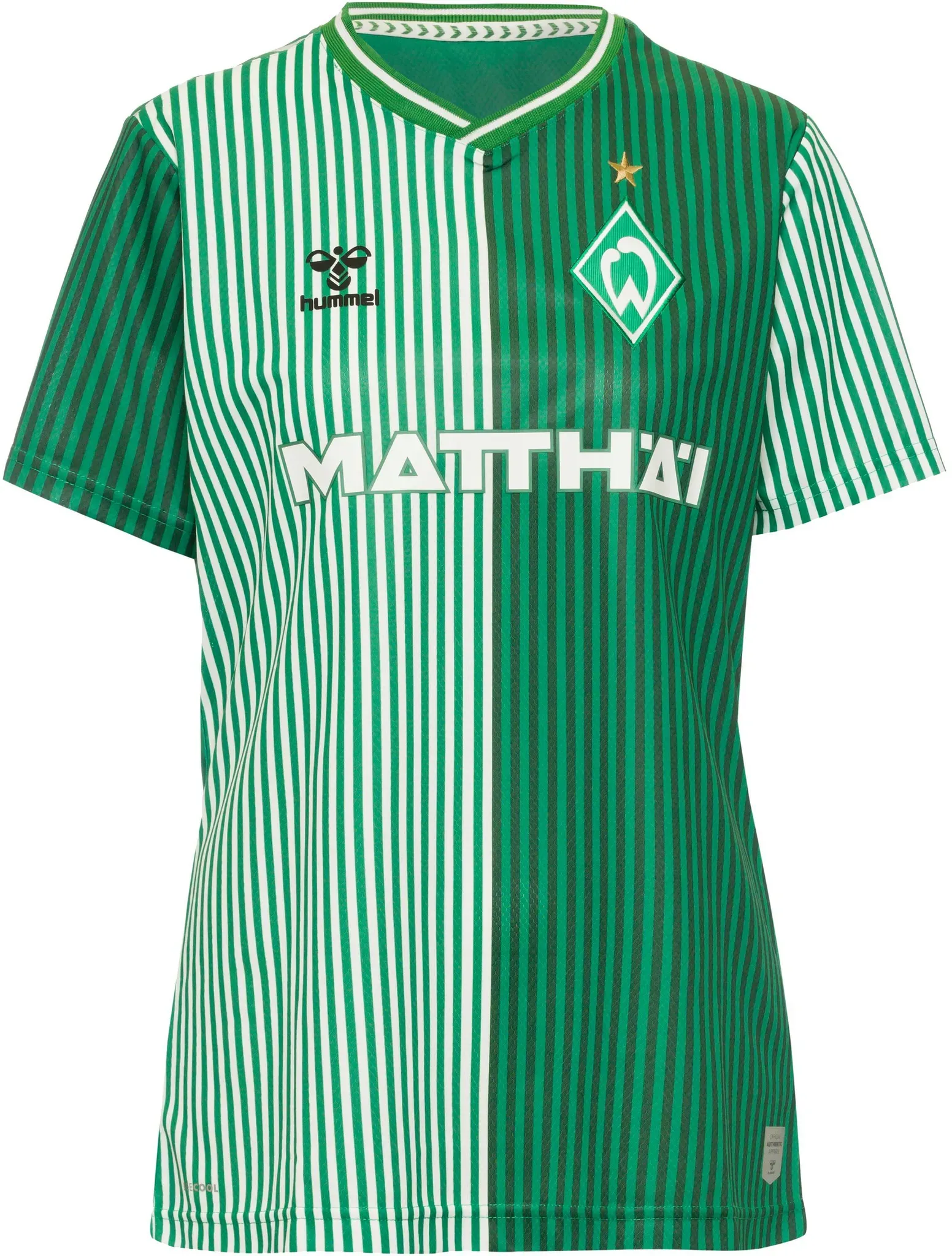 hummel Werder Bremen 23-24 Heim Teamtrikot Damen in eden, Größe XL - grün