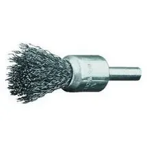Lessmann Pinselkopfbürste Ø 12 mm Schaft 6 mm Drahtstärke 0,3 mm 15000 min-1