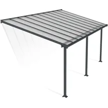CANOPIA Terrassenüberdachung Olympia 6,1 x 3 m grau