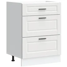 vidaXL Unterschrank Porto 100 x 60 x 82,5 cm Weiß