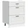 vidaXL Unterschrank Porto 100 x 60 x 82,5 cm Weiß