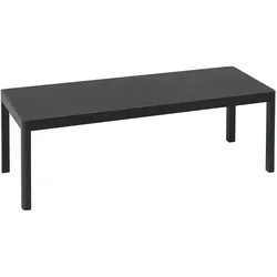 Muuto - Workshop Couchtisch 120 x 43 cm, Linoleum schwarz