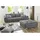 luma-home schönes für dein zuhause luma-home Big-Sofa, Grau Textil, 4-Sitzer, einzeln stellbar,Rechteckig, 306x86x134 cm Wohnzimmer, Sofas / Couches, Sofas, Bigsofas