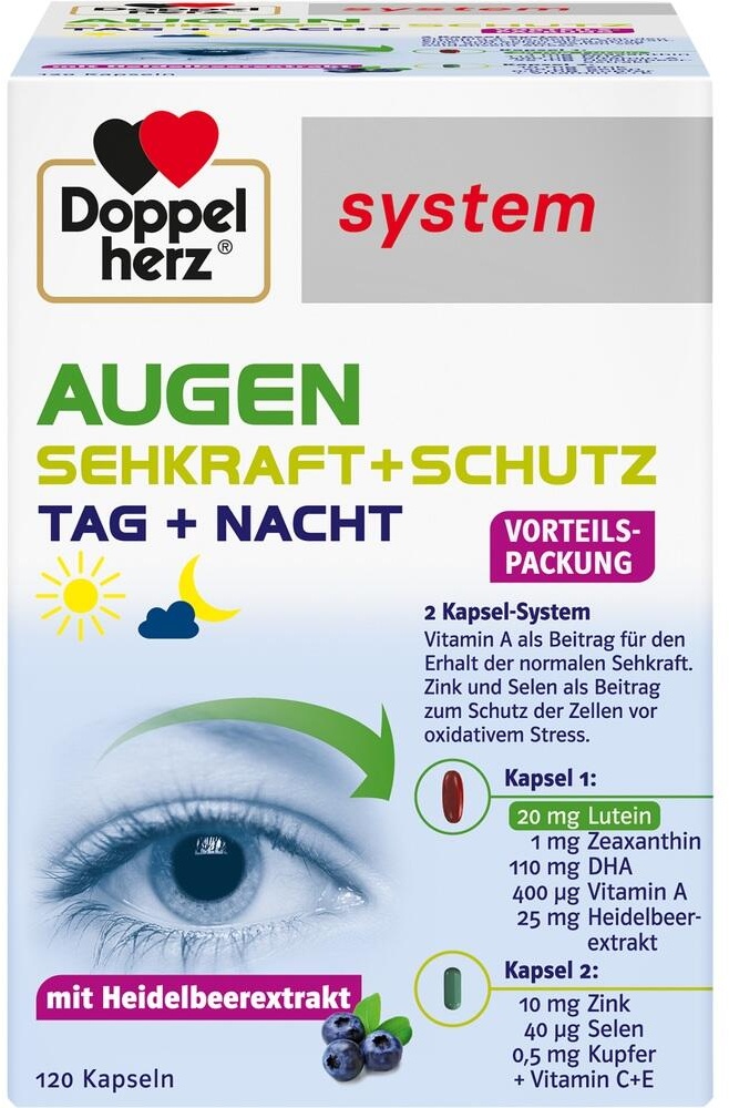 Doppelherz Augen Sehkraft + Schutz System 120 ST