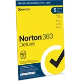 NortonLifeLock Norton Security Deluxe 2025 - 5 Geräte 1 Jahr PKC Internet Security - Ohne Abo